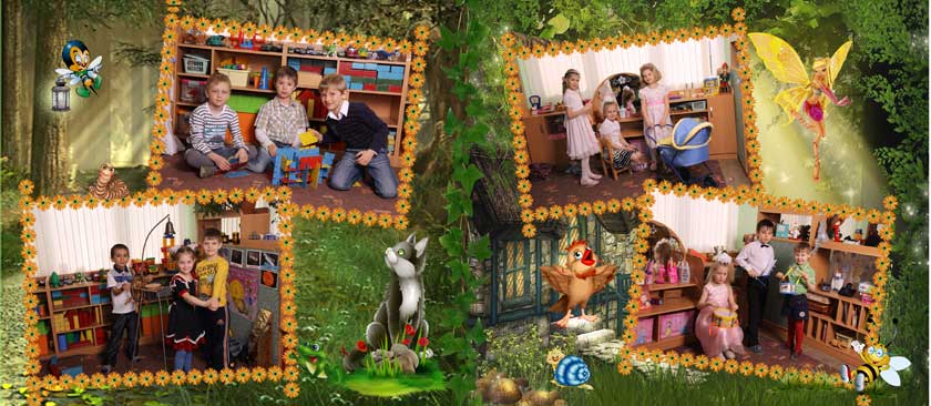 Выпускной фотоальбом для детского сада сказочный лес в челябинске